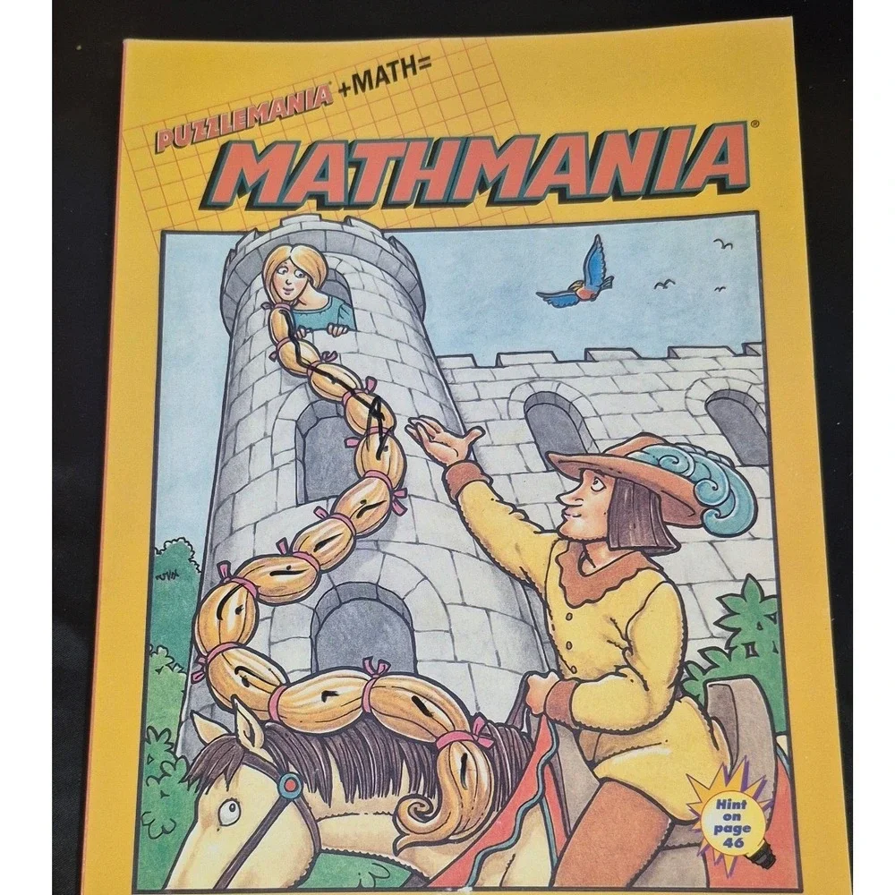 Highlights Puzzlemania Mathmania Activity Books Lot of 6 Educational Puzzles